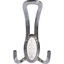 Badem10 Nobel Portmanto Vestiyer Duvar Askısı Dolap Elbise Askılığı Krom