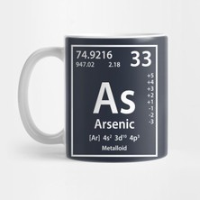 Pixxa Arsenic Element (White) Kupa Bardak