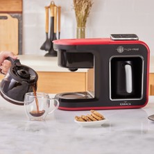 Karaca Hatır Plus Mod 5 In 1 Kahve ve Çay Makinesi Kırmızı
