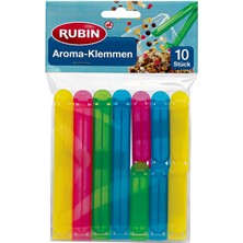 Rubin Poşet Klipsi Renkli 10 Adet