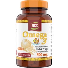 Ncs Omega 3 Portakal Aromalı Çocuklar Için Balık Yağı & Omega 3 Limon Aromalı Balık Yağı 1000MG