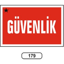 Gündoğdu Güvenlik Uyarı Ikaz Levhası 175 x 25 cm