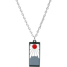 Alp Collection Bybag Naruto Anime Sharingan Uzamaki Kunai Gri Metal Zincirli Kolye