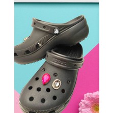 Josellini Jibbitz Crocs Kadın Terlik Süsü, Crocs Terlik Aksesuarı, Crocs Taşlı Terlik Süsü 4'lü