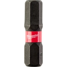 Milwaukee Hex 6 x 25 mm Allen Shockwave Vidalama Ucu 2'li Paket