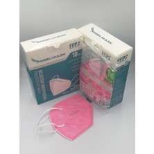 Angel Mask Yetişkin Pembe Renkli N95 Ffp2 Maske