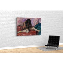 Tablo 360 Edvard Munch- Weeping Nude Kanvas Tablo
