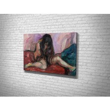 Tablo 360 Edvard Munch- Weeping Nude Kanvas Tablo