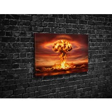 Tablo 360 Atom Bombası Patlaması Kanvas Tablo