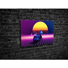 Tablo 360 Synthwave Kanvas Tablo