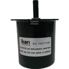 Ikon Kuluçka Çevirme Motoru 68 Ktyz 2.5 Rpm 28W Viyol Motoru