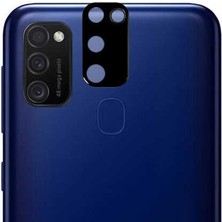 Gpack Samsung Galaxy M21 Kamera Lens Koruyucu Cam Siyah