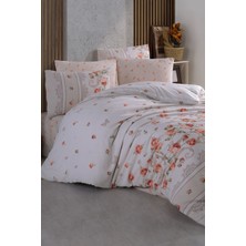 Cotton Life Tek Kişilik Nevresim Takımı - Rose Kahve