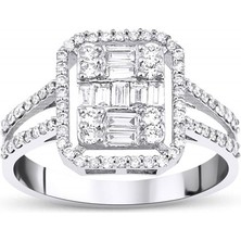 Mas Diamond 0,90 Karat Baget Yüzük