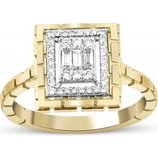 Mas Diamond 0,24 Karat Baget Yüzük