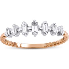 Mas Diamond 0,24 Karat Baget Yüzük