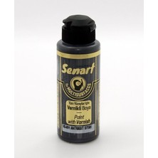 Senart Hybrid Multisurface Vernikli Boya 120 ml VB-091 Antrasit Siyah