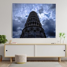 Deko Gonya Pisa Kulesi Dekoratif Kanvas Tablo