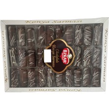 Çikolatalı Konya Sarması 350 gr Çikolata Kaplamalı Krema Dolgulu Gofret