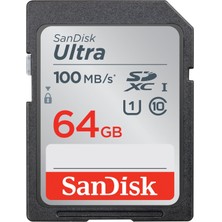 Sandısk 64 GB SDSDUNR-064G-GN3IN 100/MB 64GB Ult Sd C10