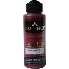 Cadence Premium Akrilik Boya 2000 Bordo 120ML