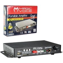 Magıcvoıce 33647 Amfi 12V Usd/mmc/sd Mini Seyyar Anfi