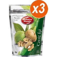 Malatya Pazarı Kuruyemişçilik Ceviz Içi 3 x 150 gr