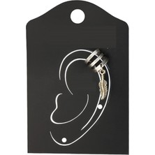 Attach -Zamak Obje Ear Cuff Küpe Yaprak