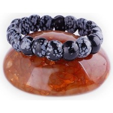 Maranki Karlı Obsidyen Bileklik Model 2