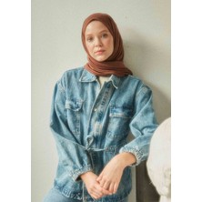 Fresh Scarfs Penye Şal Çikolata Kahve