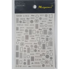 Aba Nails Tırnak Sticker