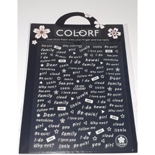 Aba Nails Tırnak Sticker