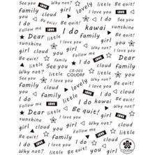 Aba Nails Tırnak Sticker