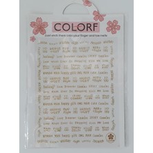 Aba Nails Tırnak Sticker