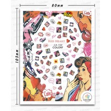 Aba Nails Tırnak Sticker