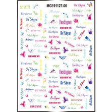 Aba Nails Tırnak Sticker