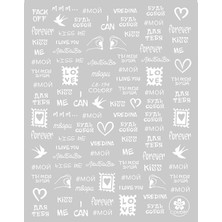 Aba Nails Tırnak Sticker