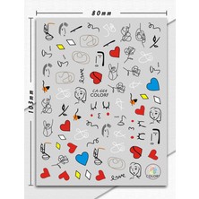 Aba Nails Tırnak Sticker