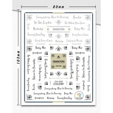 Aba Nails Tırnak Sticker