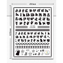 Aba Nails Tırnak Sticker