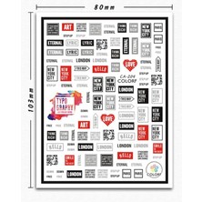 Aba Nails Tırnak Sticker