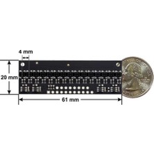 Pololu QTRX-HD-15A 15'li Çizgi Algılama Sensörü (Sık Sensör Dizilimli)