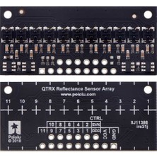 Pololu QTRX-HD-11RC 11'li Çizgi Algılama Sensörü (Sık Sensör Dizilimli)