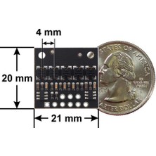 Pololu QTRX-HD-05RC 5'li Çizgi Algılama Sensörü (Sık Sensör Dizilimli)