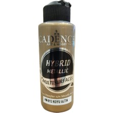 Cadence HM-813 Koyu Altın Hybrid Metalik Akrilik Boya 120 ml