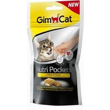 Gimcat Nutripockets Peynirli Kedi Ödülü Taurinli 60GR