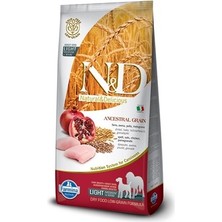 N&d Düşük Tahıllı Light Medium Maxi Tavuklu Narlı Köpek Maması 2.5kg