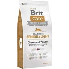 Brit Care Light Tahılsız Somonlu Patatesli Yaşlı Köpek Maması 12 kg