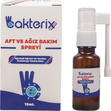Bakterix Aft ve Ağız Bakım Spreyi 15 ml