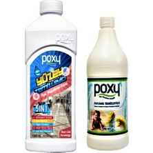 Poxy Fayans Derz Temizleyici 1 Lt & Parfümlü Yüzey Temizleyici 1 Lt